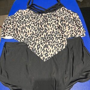 New Boutique size 14 Cheetah Bikini